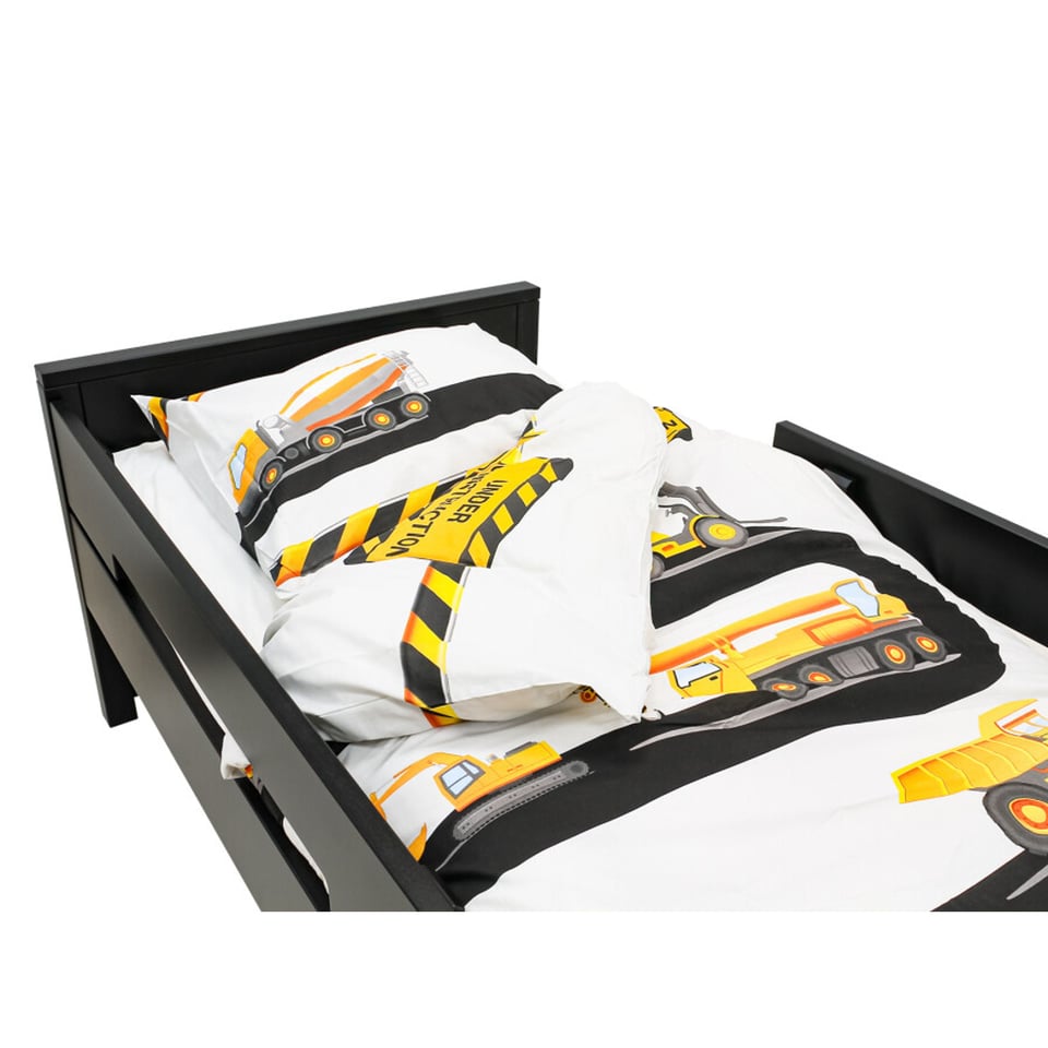 Bopita Jonne Ledikant 90x200 Mat Zwart ( Met 2 Uitvalbeschermers ) Zelf Ophalen Aanbieding
