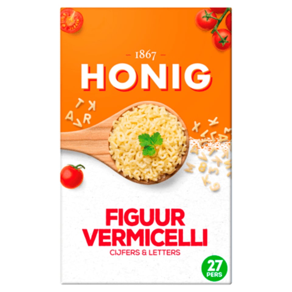 Honig Figuurvermicelli Cijfers en Letters