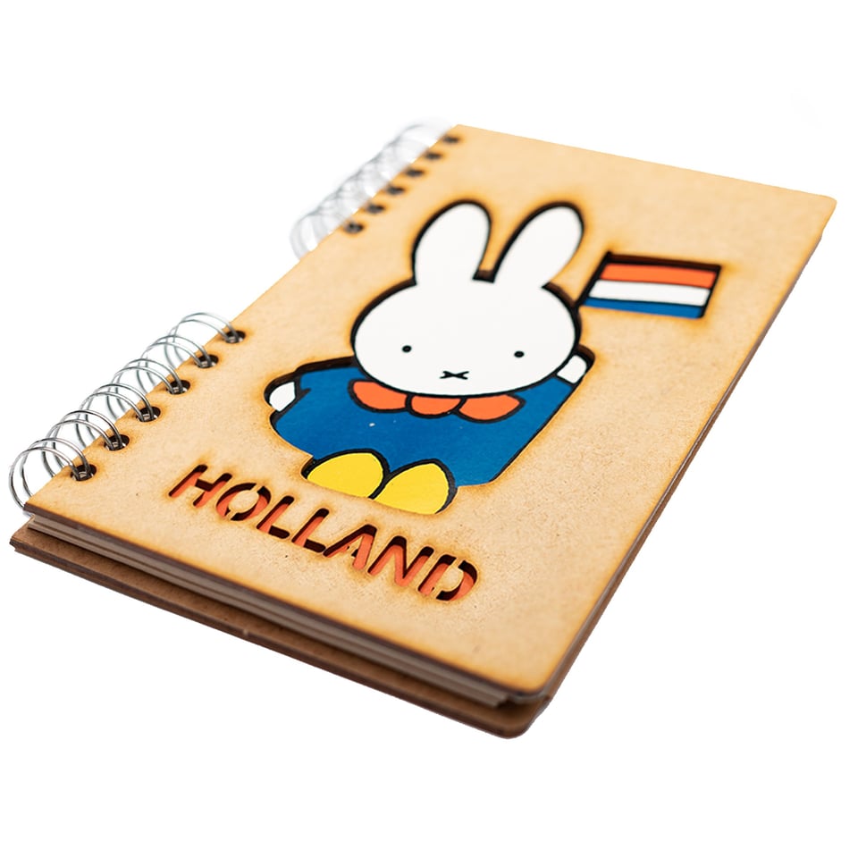 Sustainable journal - Recycled paper - Miffy from Holland