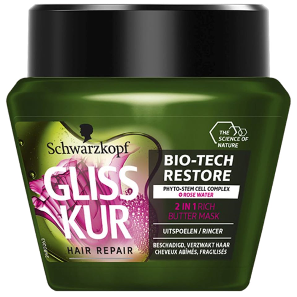 Gliss Haarmasker Bio-Tech Res300 Ml