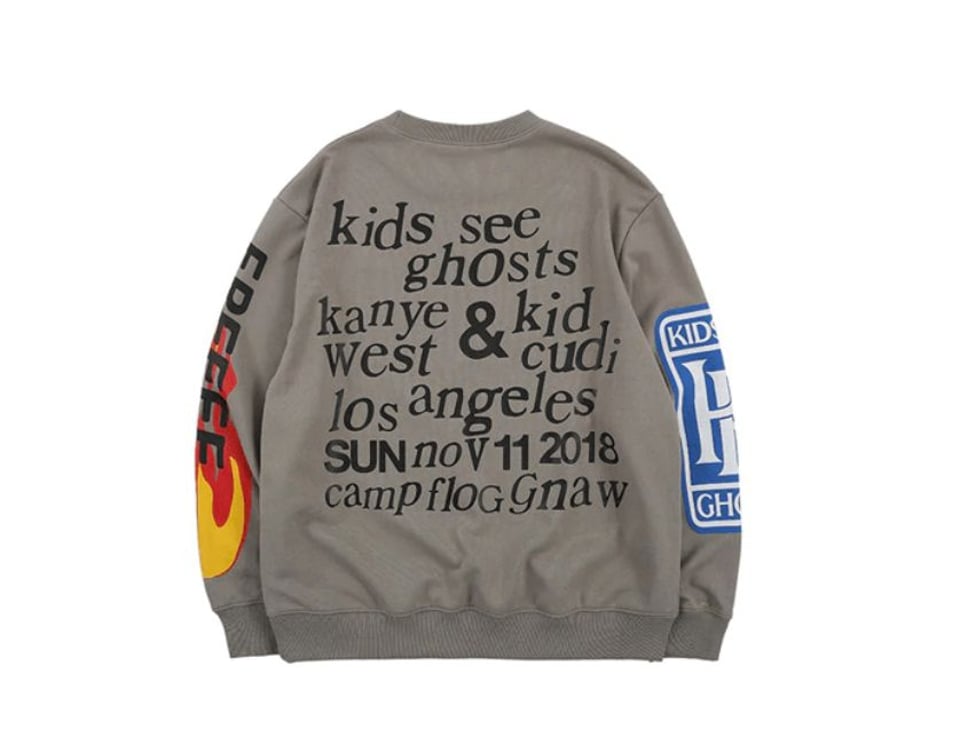 K West KIDS SEE GHOSTS Sweatshirt