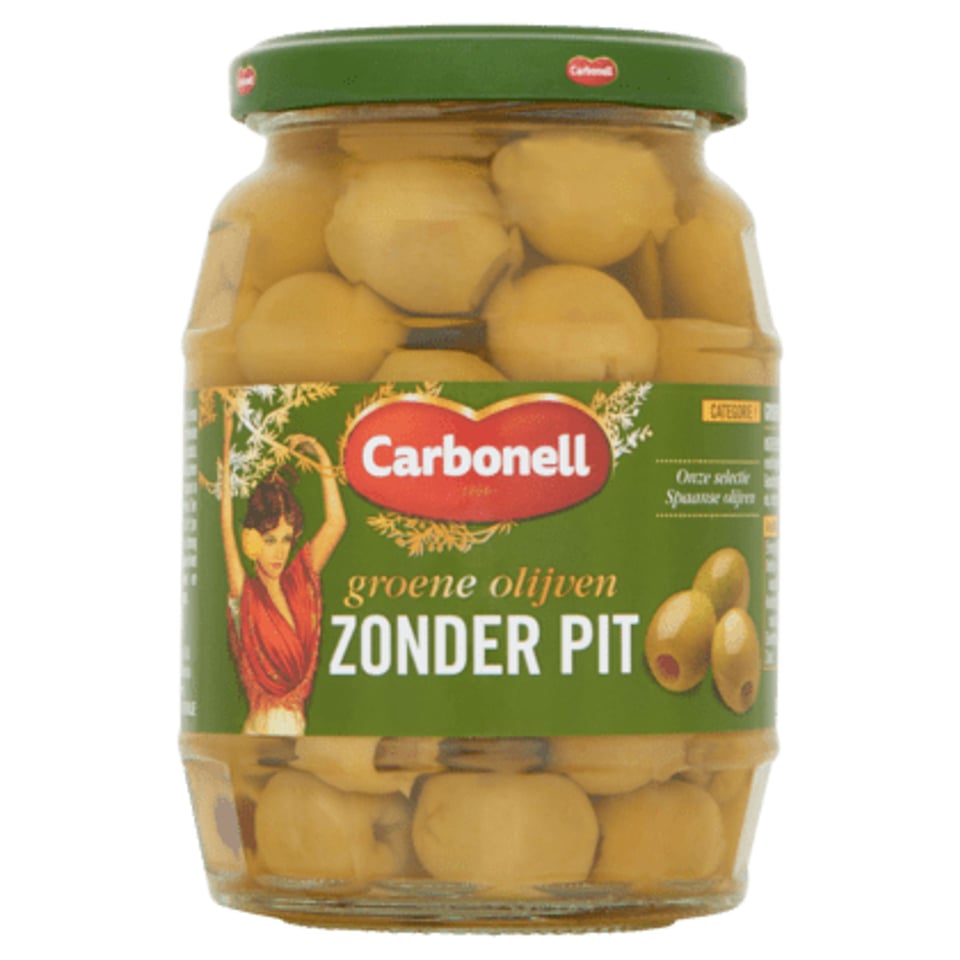 Carbonell Groene Olijven Zonder Pit