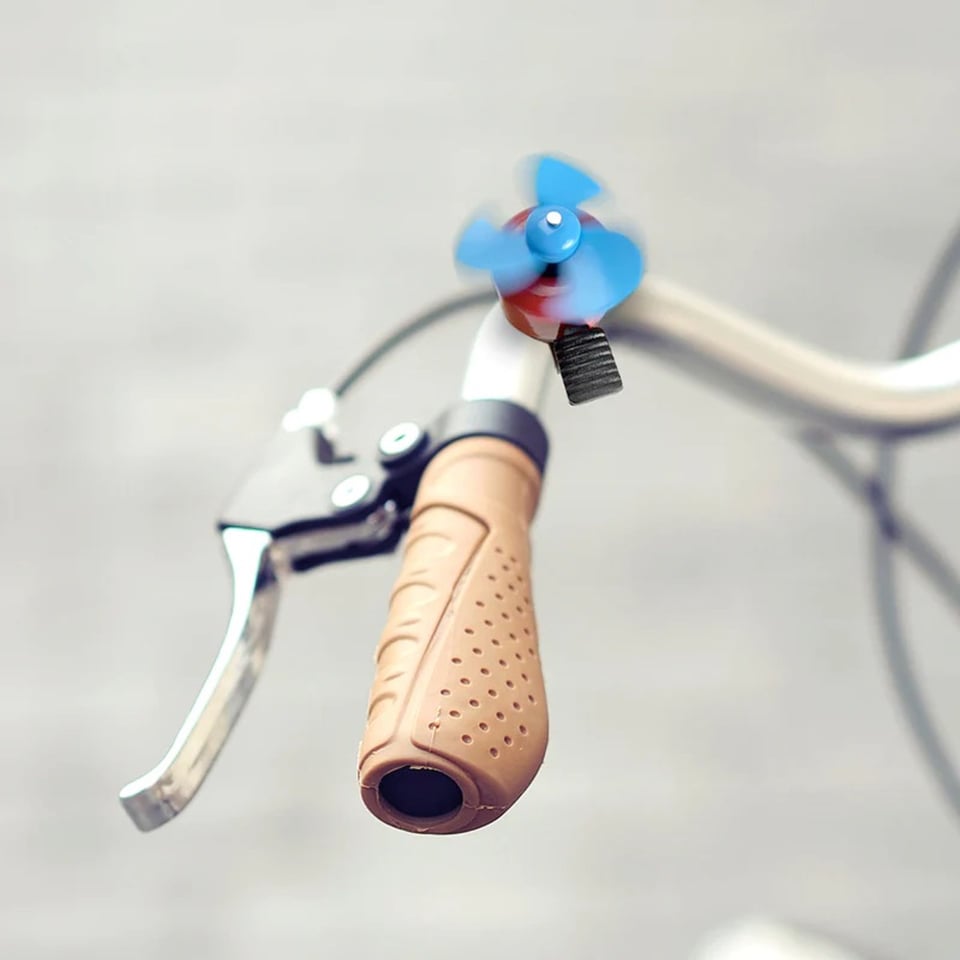 KIKKERLAND Windmill Bike Bell Red