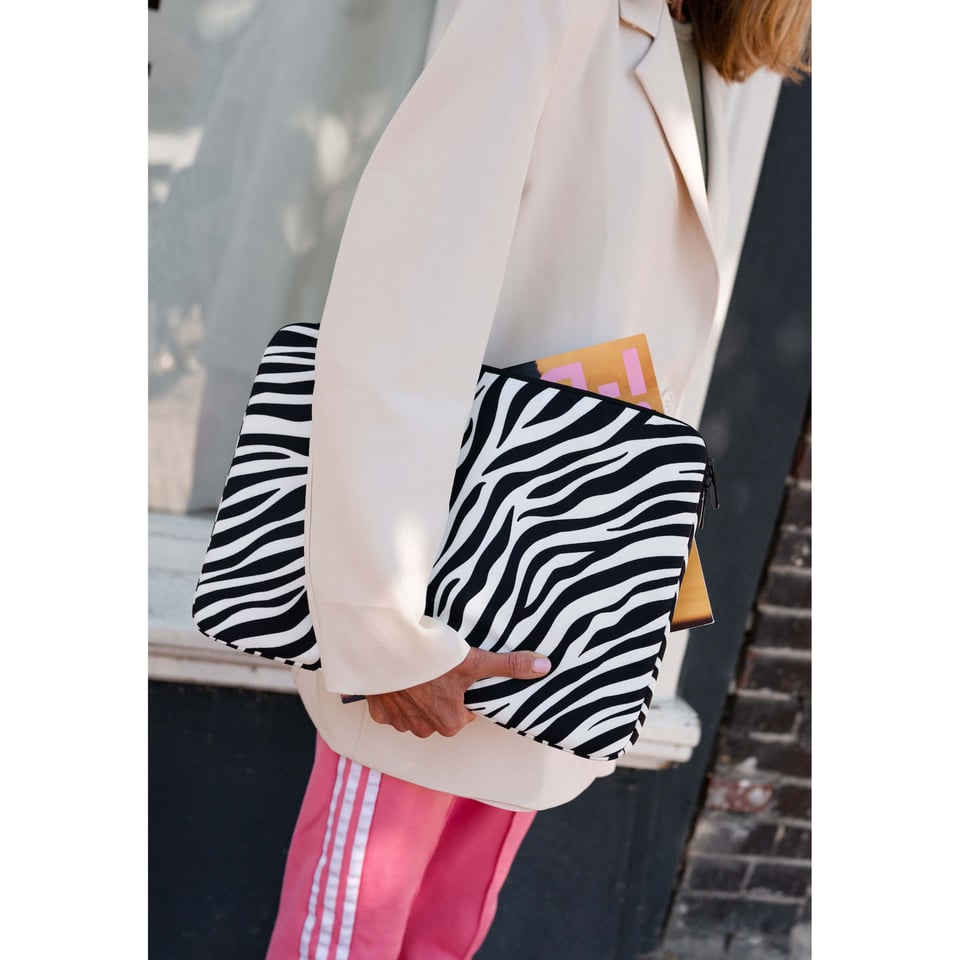 Zebra laptop hoes - 14 inch