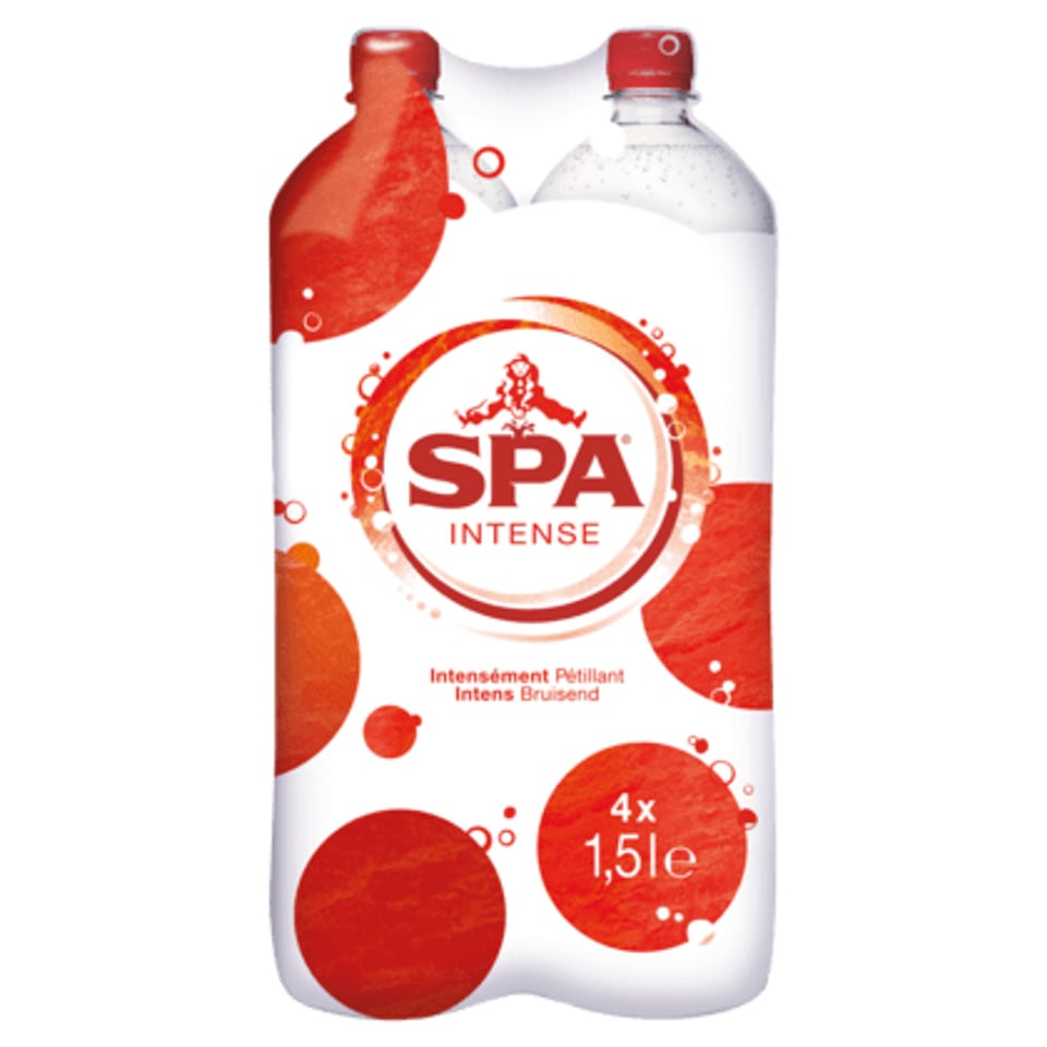 Spa Intense Bruisend Mineraalwater 4x 1,5L