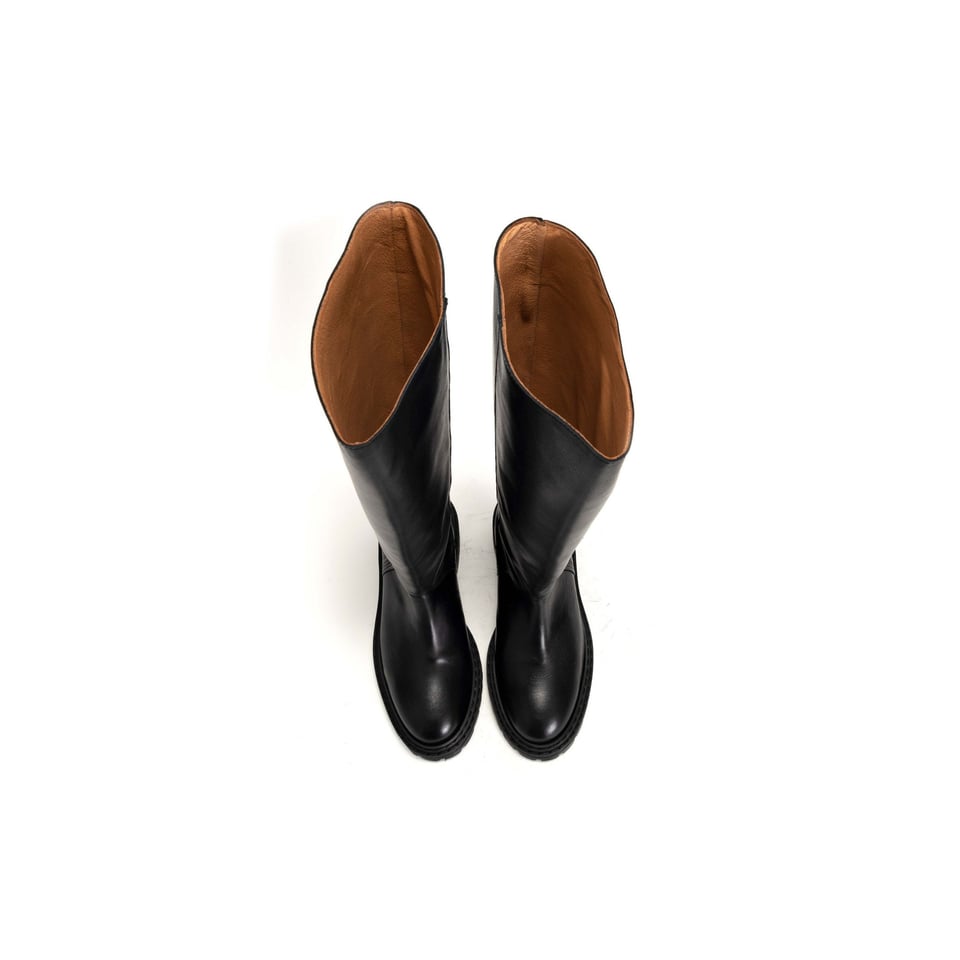 Anonymous Copenhagen Vivian Soft Leather Boot - Black