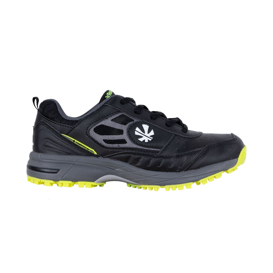 Reece Powerpitch Hockey Shoe Black / Neon Yellow.