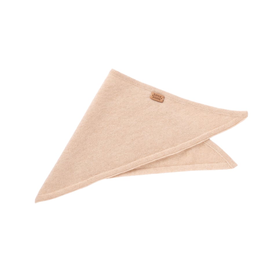 Little Steppe Baby & Kids Cashmere Triangle Scarf Beige