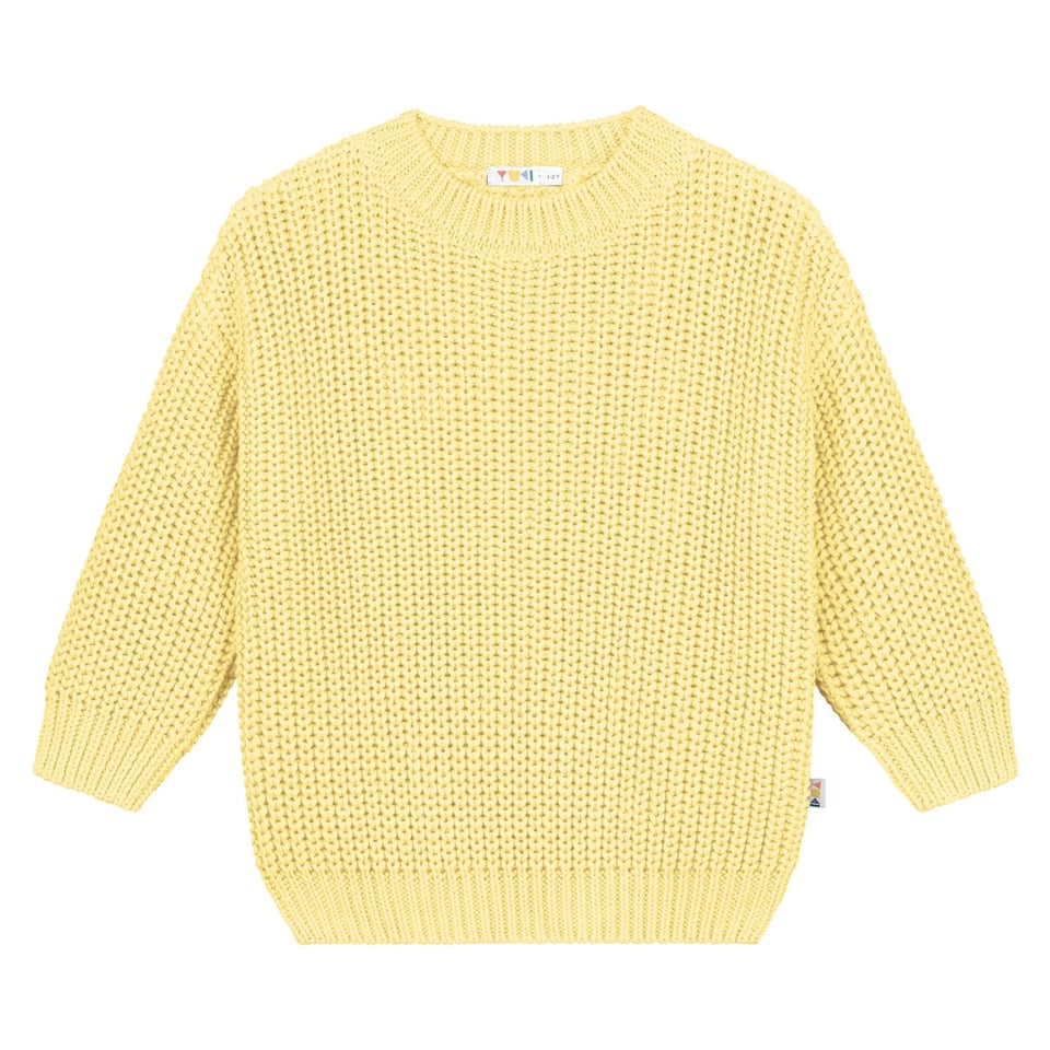 Yuki Kidswear Chunky Knitted Sweater - Vanilla