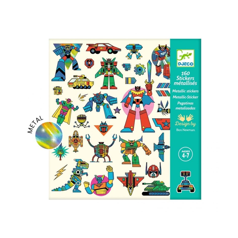 Djeco Stickers Robots