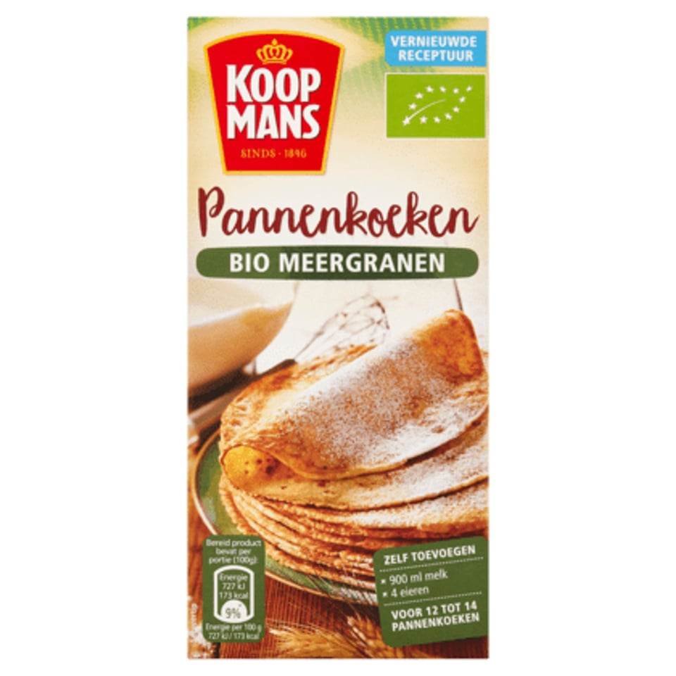 Koopmans Biologische Pannenkoekmix Meergranen