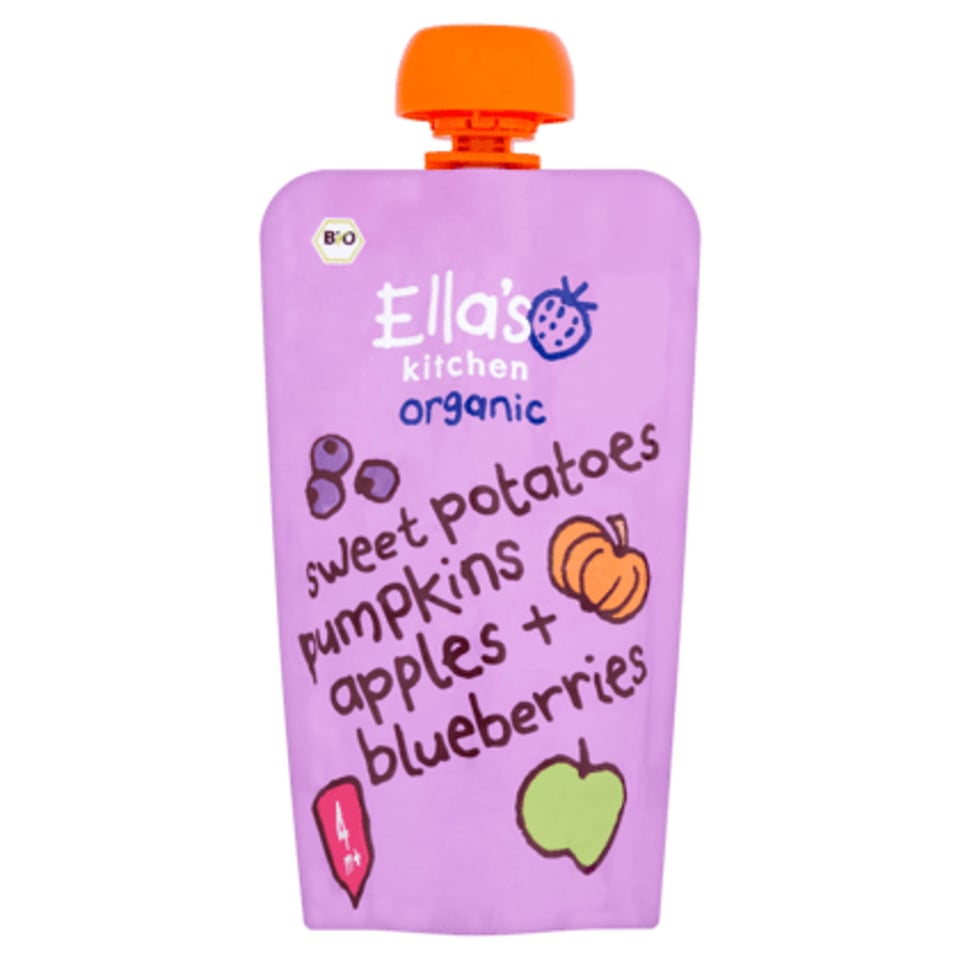 Ella's Kitchen 4+ Sweet Potatoes Pumpkin Apple Blueb