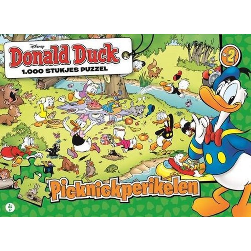 Donald Duck Puzzel 1000 Stukjes Picknickperikelen