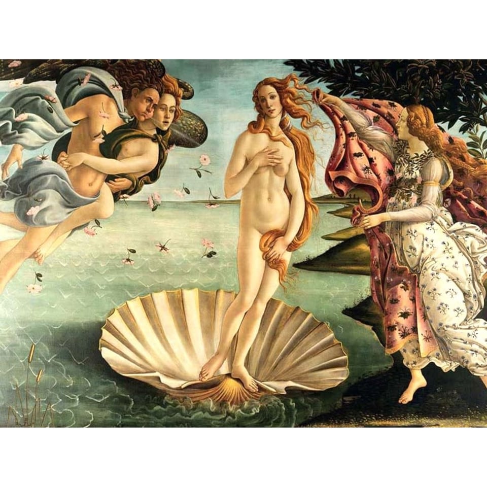 Postkaart - Sandro Botticelli - De Geboorte Van Venus 1482-1485