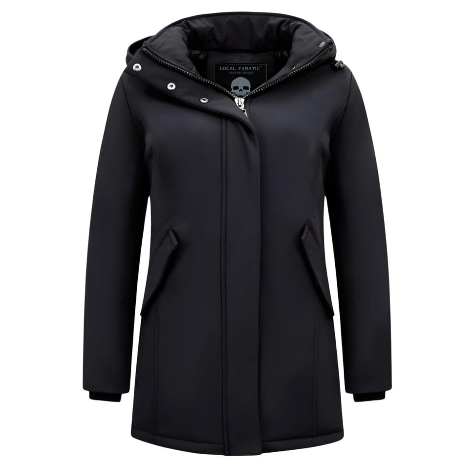 Dames Winterjas Parka - Slim Fit - Zwart