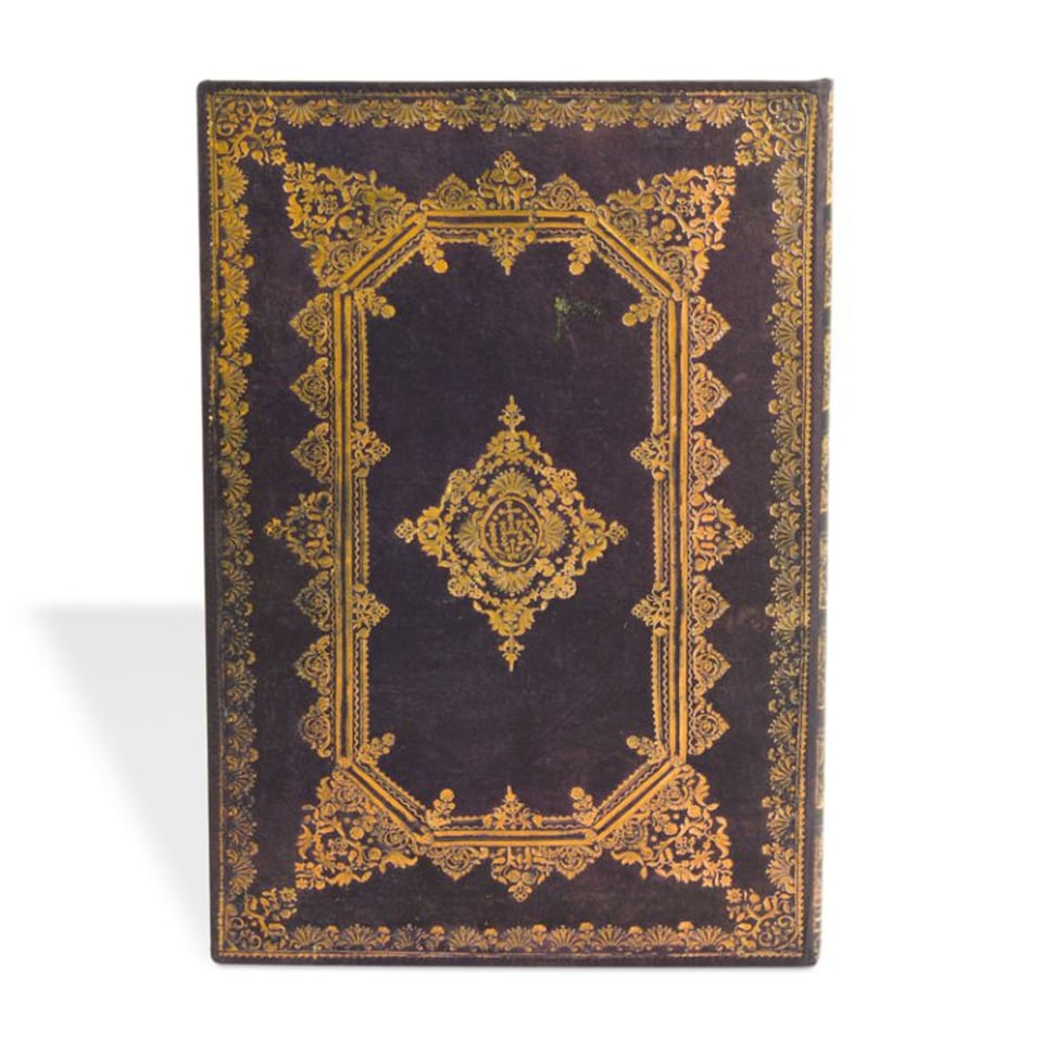 Paperblanks Notebook Grande Plain Nox - 21 x 30 cm / Brown, Gold