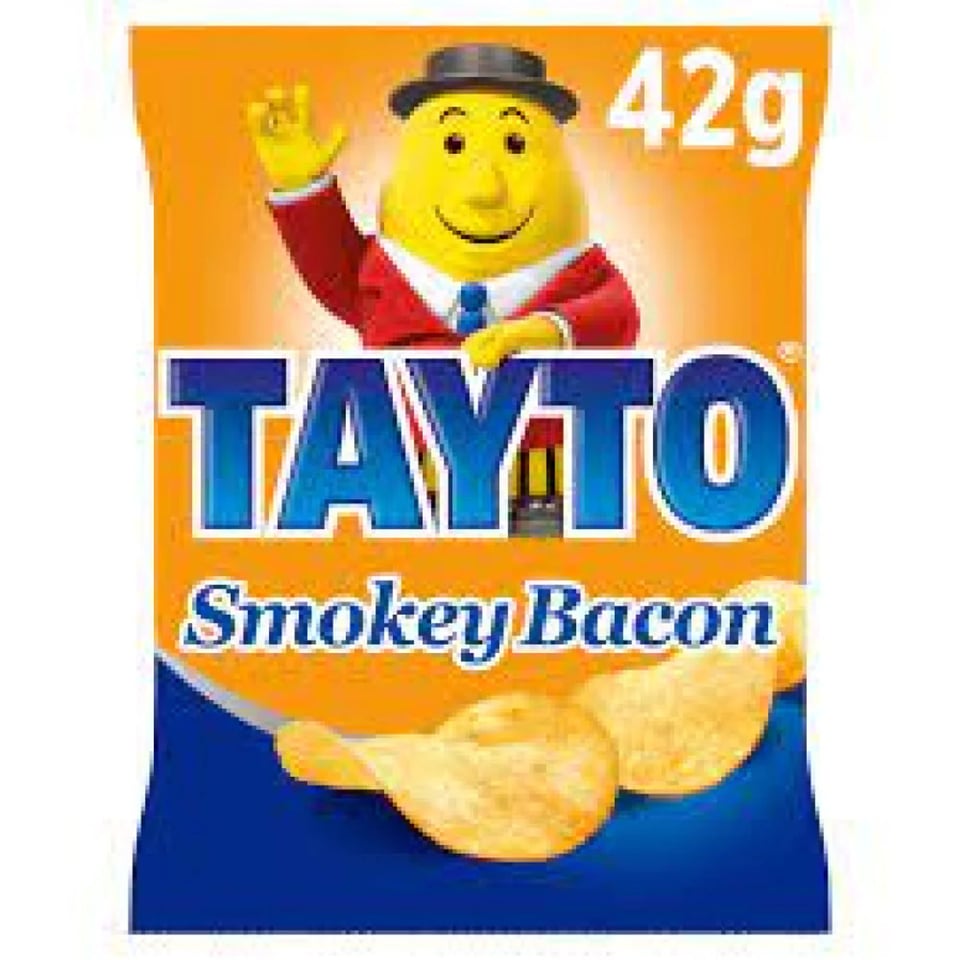 Tayto Smokey Bacon Crisps 42G