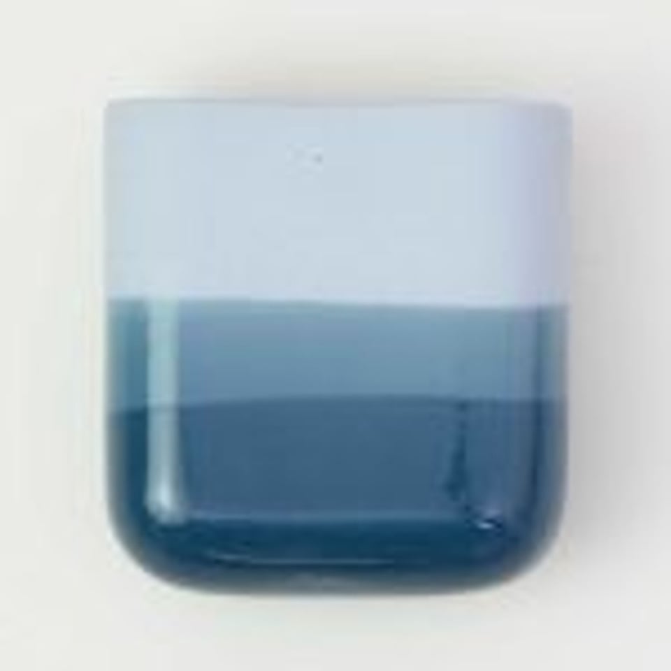 Dip Wandvaasje Kort - Blauw
