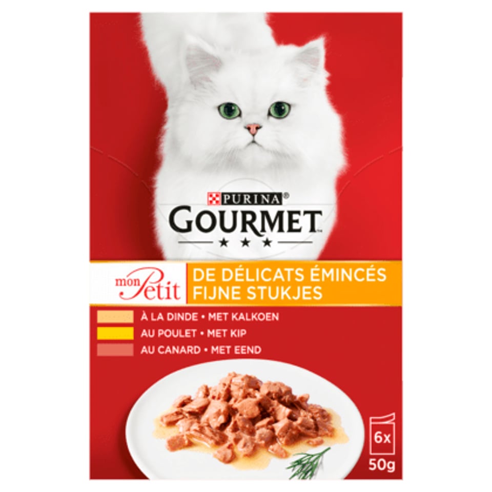 Gourmet Mon Petit Intense Kattenvoer Gevogelte