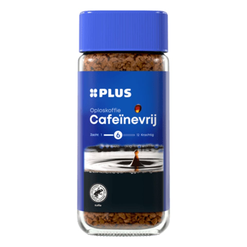 PLUS Oploskoffie Cafeïnevrij