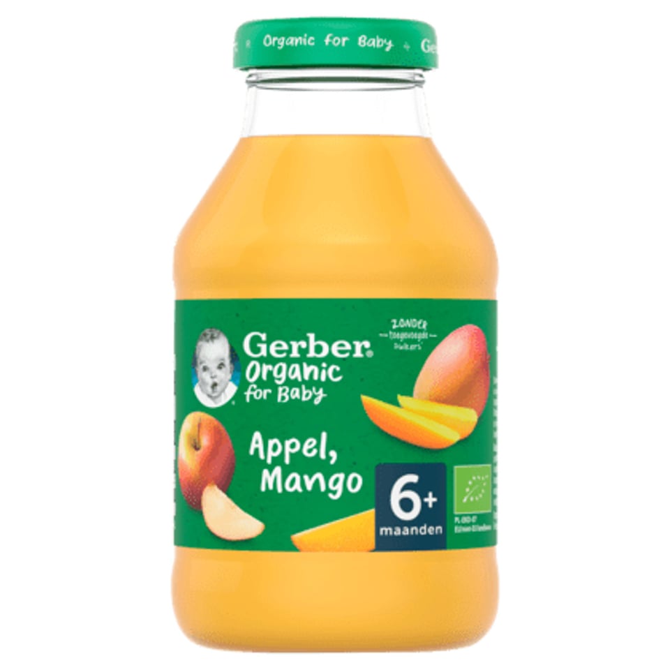 Gerber Organic Sap Appel Mango 6+