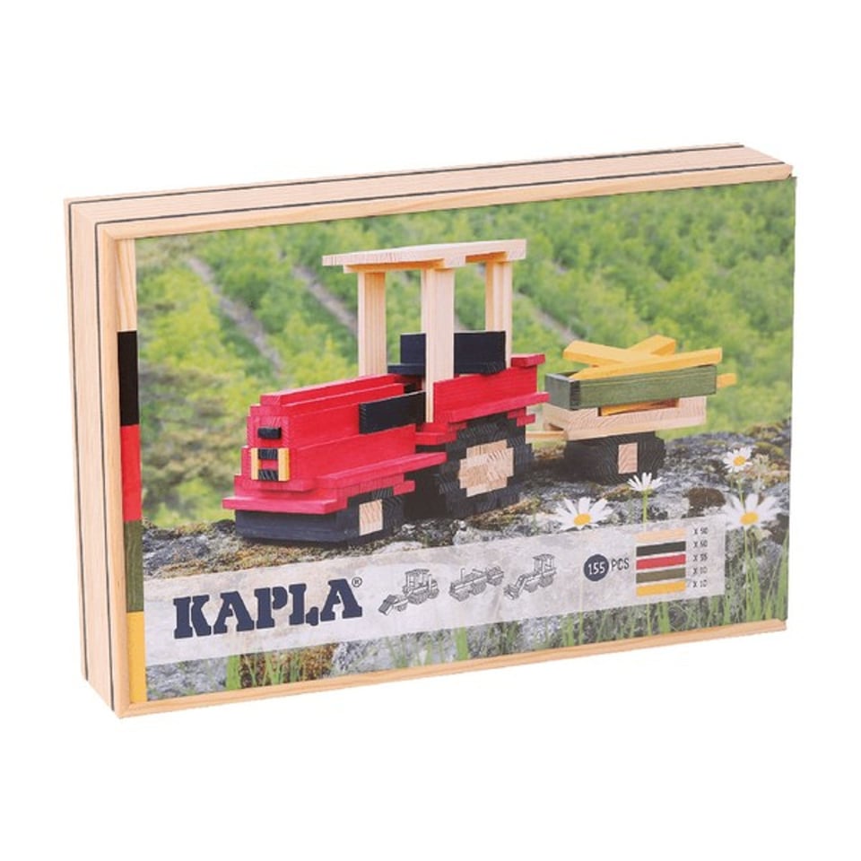 Kapla Bouwbox Tractor - 155 Stuks