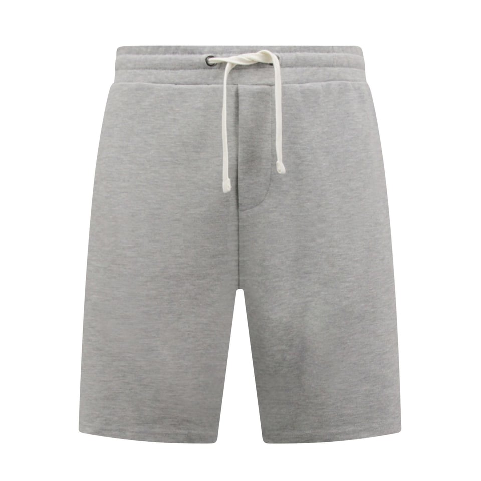 Hoodie Heren - Joggingshorts Heren - SET - Grijs