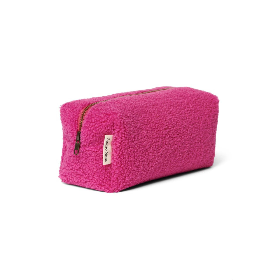 Pink Teddy Pouch