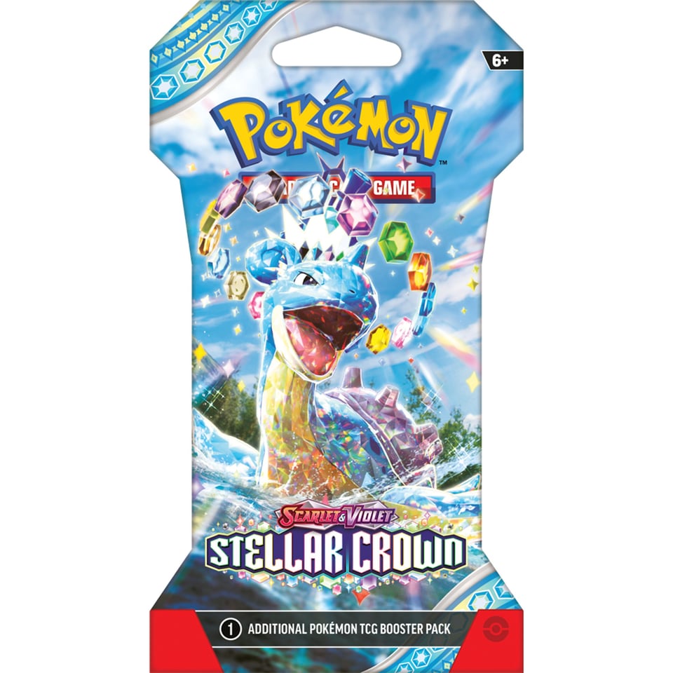 Pokémon Scarlet & Violet Stellar Crown Sleeved Boosterpack