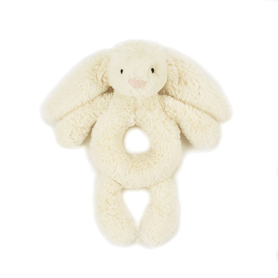 Jellycat Knuffel Bashful Bunny Cream Ring Rattle