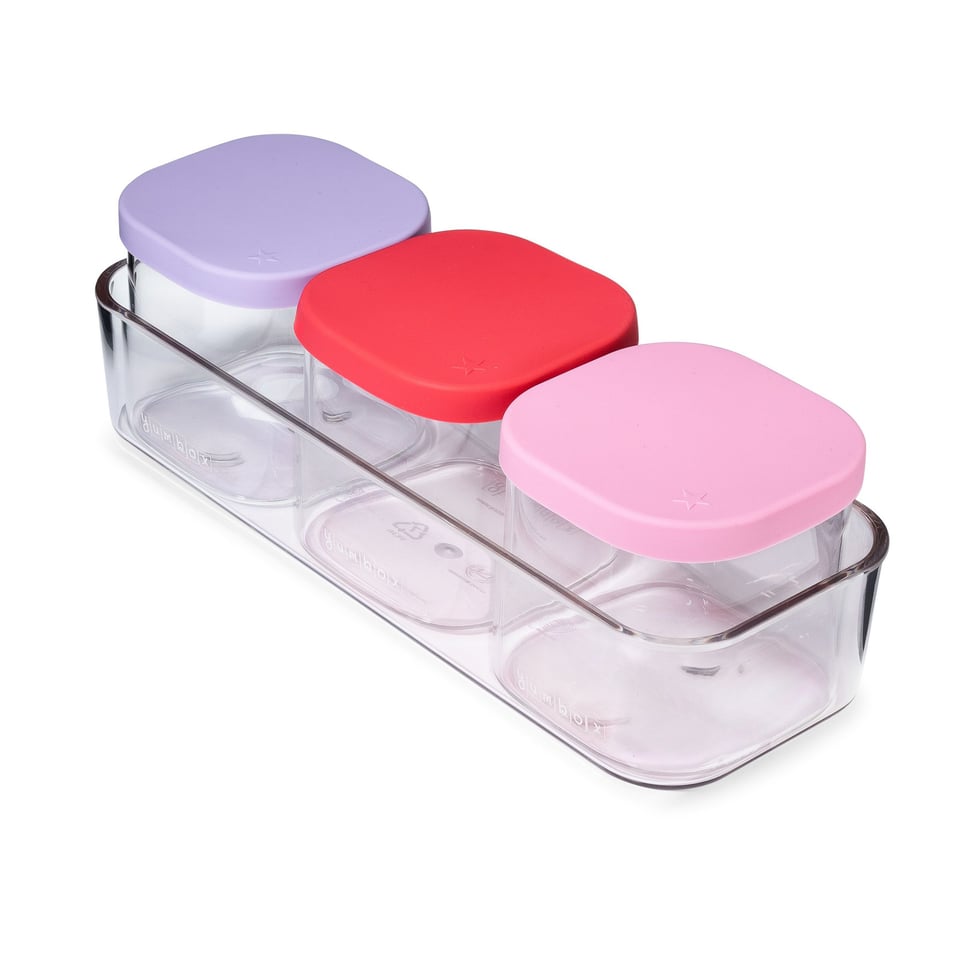 Yumbox Chop Chop 3 Glazen Bewaarbakjes