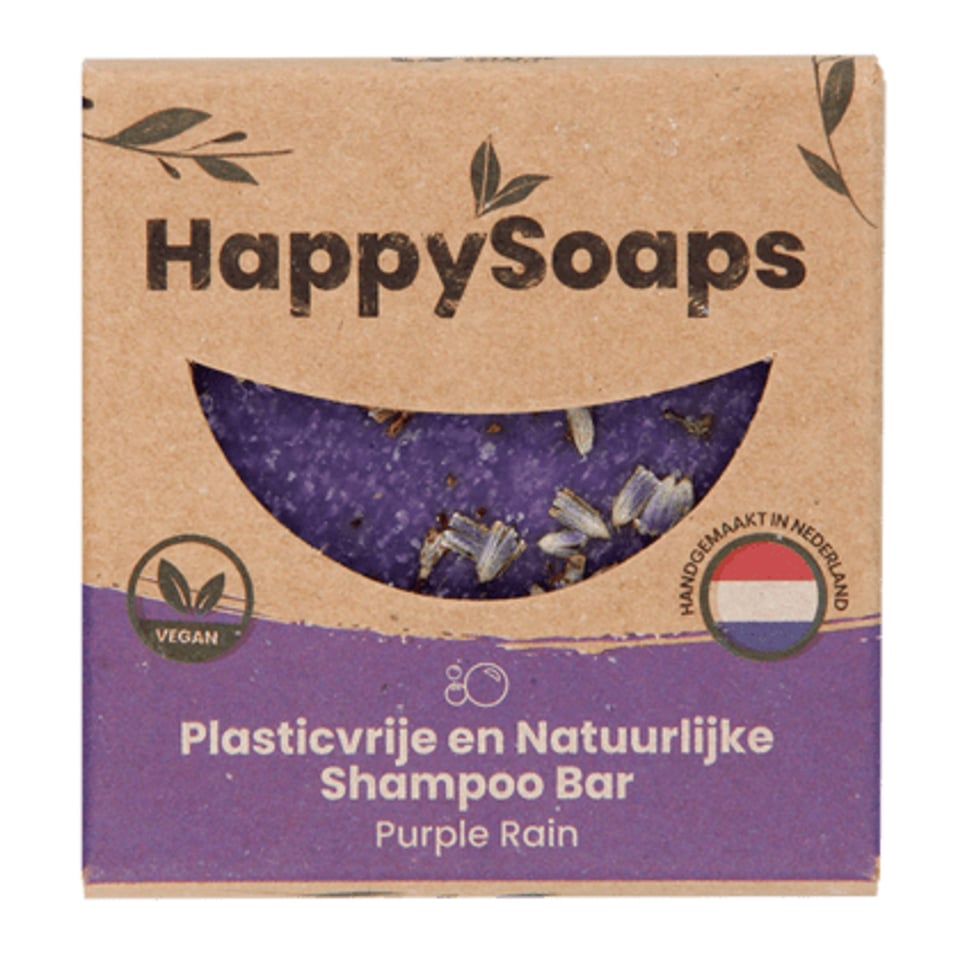 HappySoaps Purple Rain Shampoo Bar