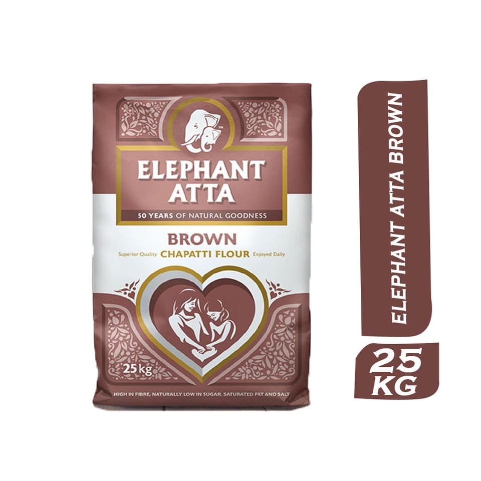 Elephant Atta Brown 25 Kg