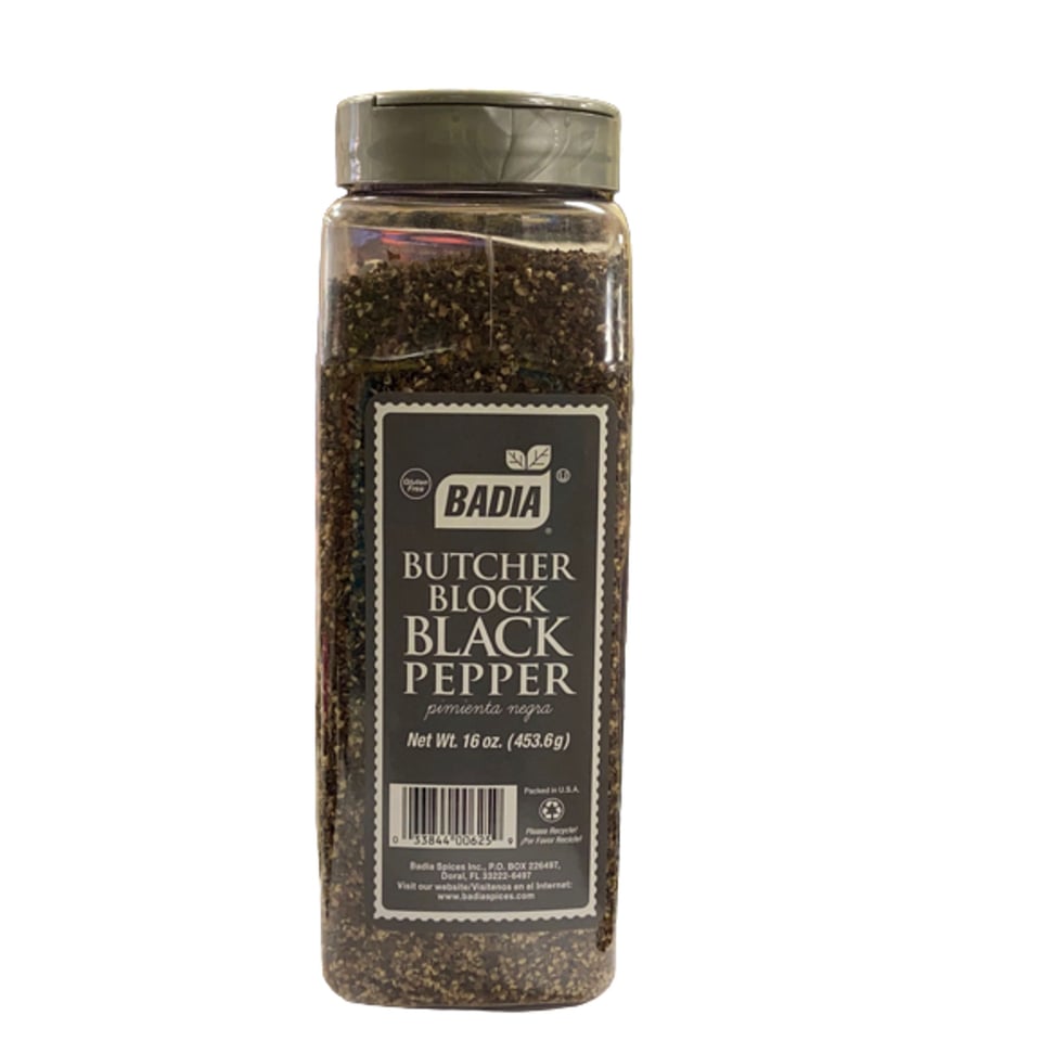Badia Butcher Block Black Pepper 453,6 g
