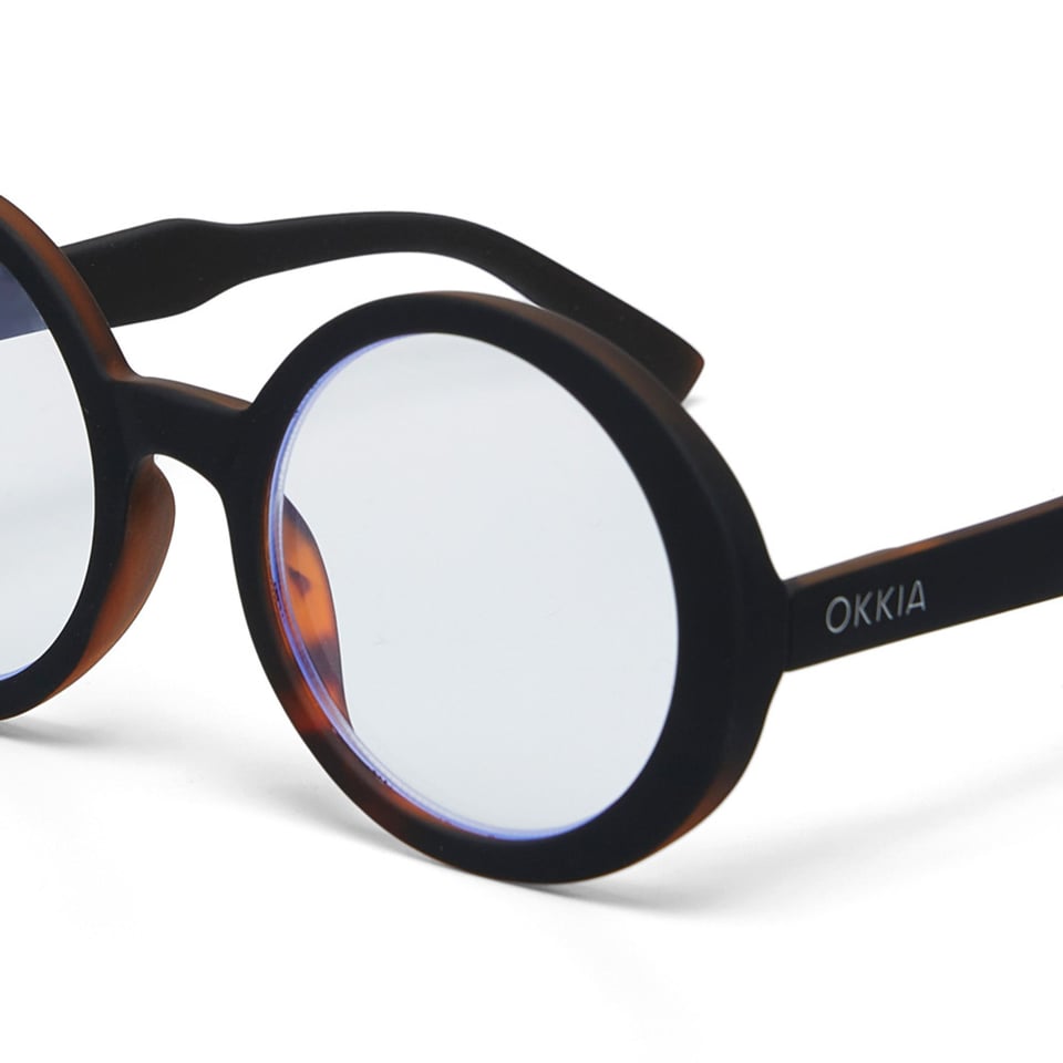 Leesbril LAURA Round Black Havana OK024B3H