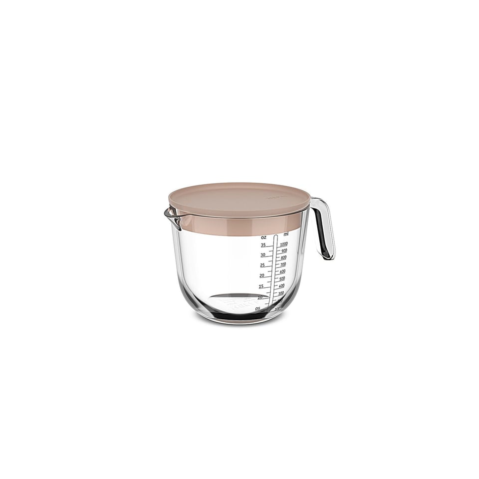 Mepal Chef It Glas Maatbeker 1000ml Chalk