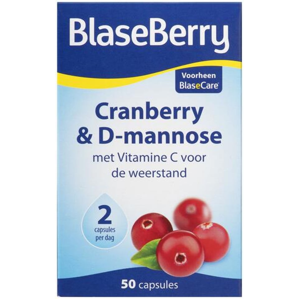 BlaseBerry Cranberry & D-Mannose Capsules 50CP