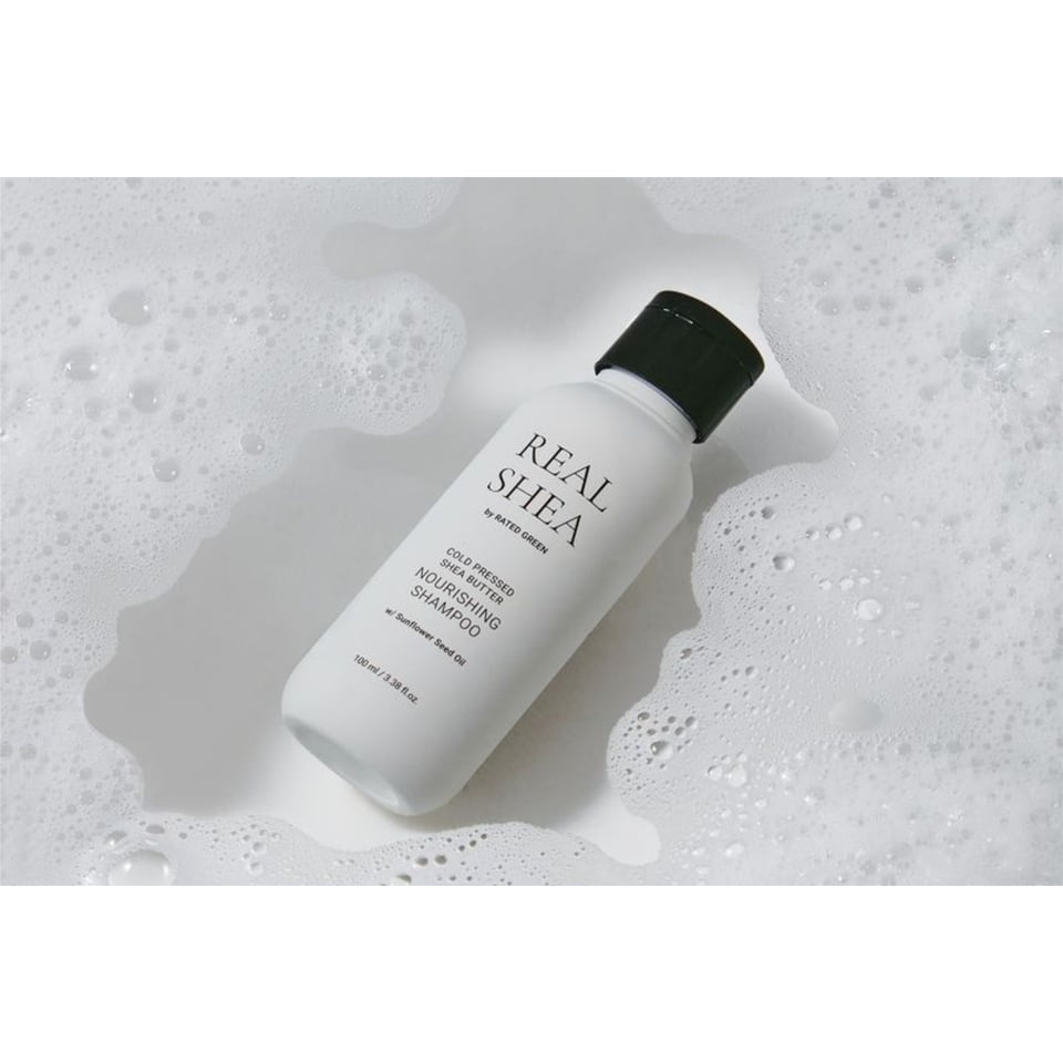 REAL SHEA Cold Pressed Shea Butter Nourishing Shampoo Travel