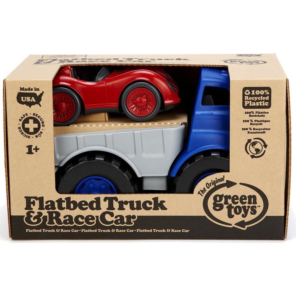 Truck Met Racewagen - Gerecycled