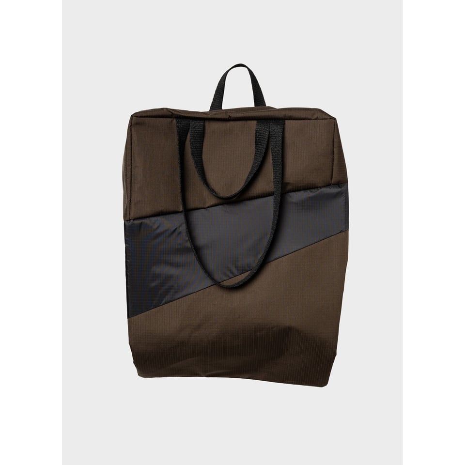 SUSAN BIJL Tote Bag Mud & Black L