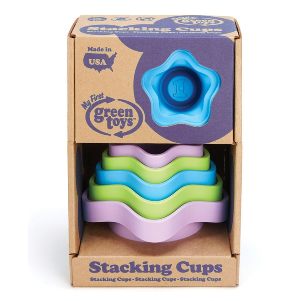 Green Toys Stacking Cups + 6 Mnd