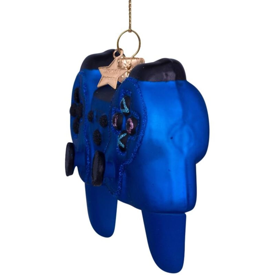 Vondels Kerstbal Blauw Mat Controller