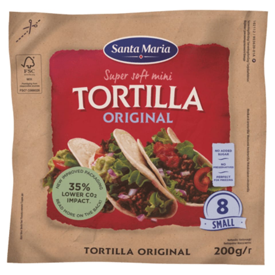 Santa Maria Tortilla Wrap Original Mini 8st