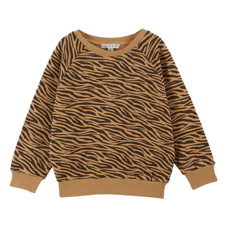 Emile Et Ida Sweat Shirt Zebre Zebre