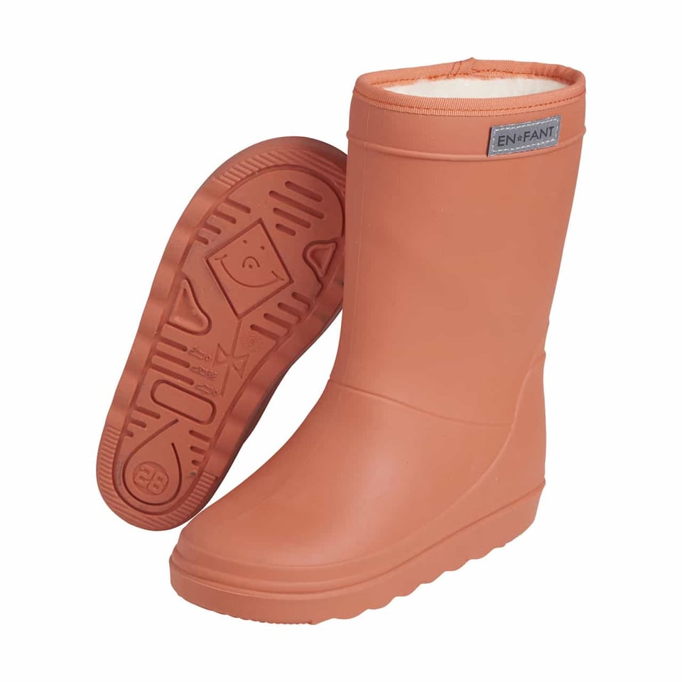 Enfant Thermo Boots Solid Orange Rust