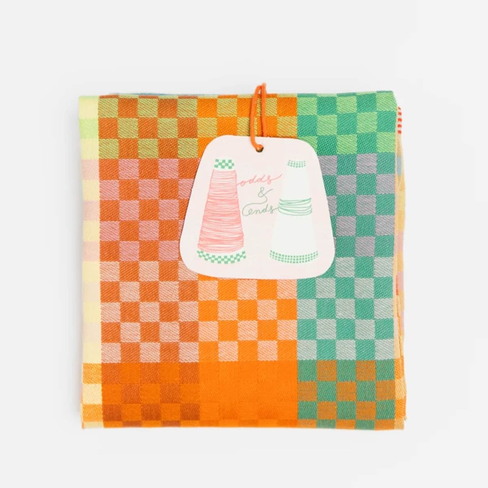 Foekje Fleur Odds & Ends Theedoek (#57A Checkered Check)