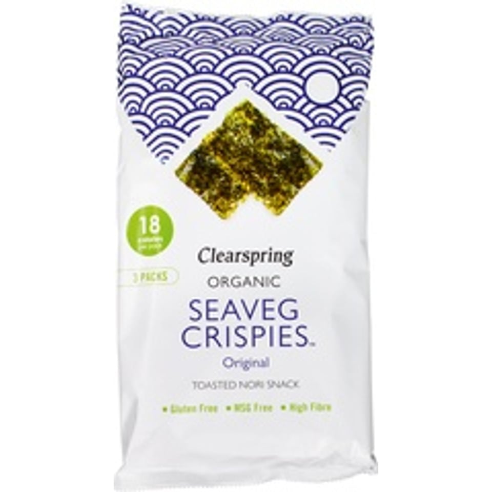 Clearspring Seaveg Crispies Zeewier Crispy 4g *THT17.03.2022*