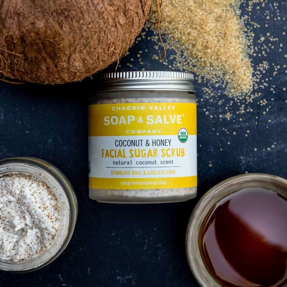 Chagrin Valley Coconut & Honey Facial Sugar Scrub