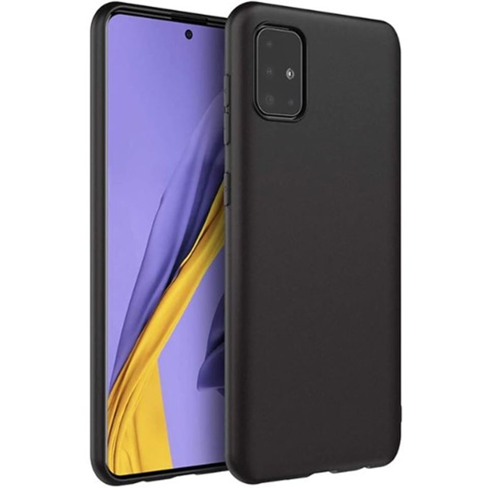 TPU Back Cover Samsung Galaxy A71 - Zwart