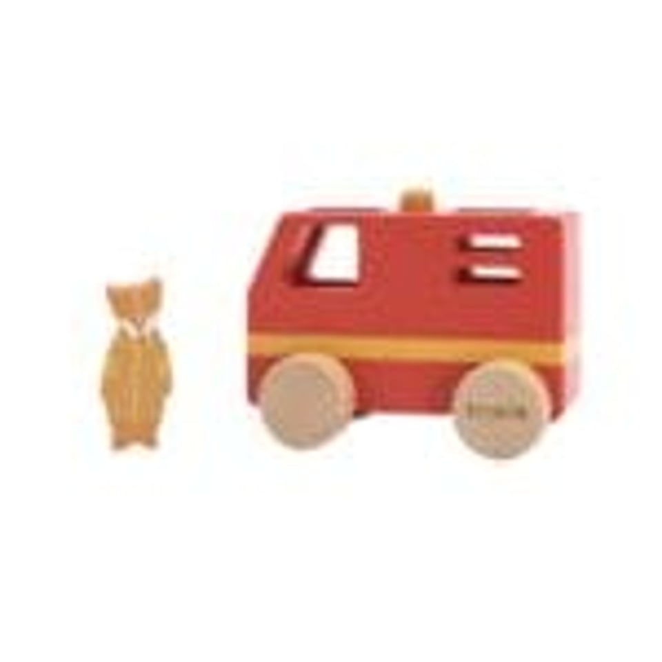 Trixie Houten Mini-Brandweerwagen